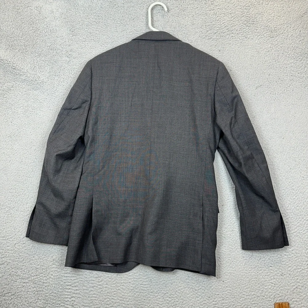 J Crew Ludlow Slim 2 Piece Suit 38S Charcoal Grey Tollegno 3D Wool 32x30 Pants - Picture 13 of 16